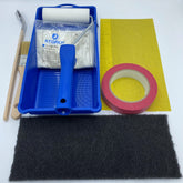 "Lack-Set", 9tlg. Malerwerkzeug-Set